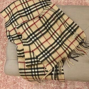 Burberry Classic Check Cashmere and Wool Scarf